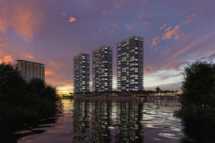 Generated image, Marina Towers, Puerto Vallarta, Jalisco, México