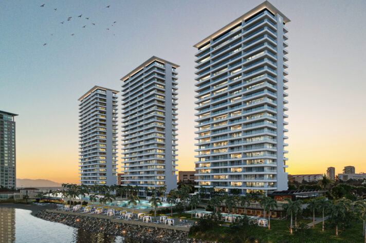 Generated image, Marina Towers, Puerto Vallarta, Jalisco, México