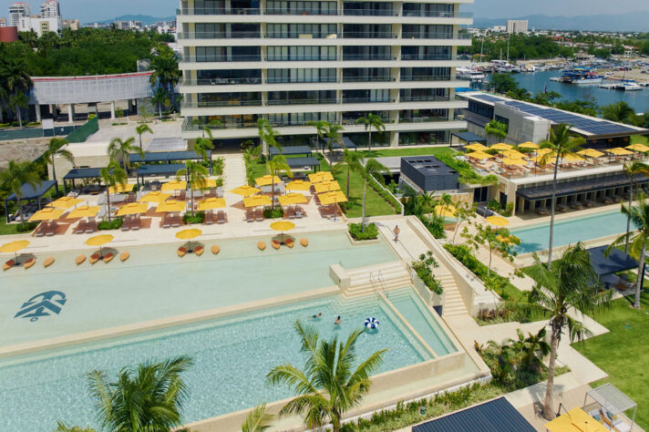26_09_MarinaTowers_DJI_0832, Marina Towers, Puerto Vallarta, Jalisco, México